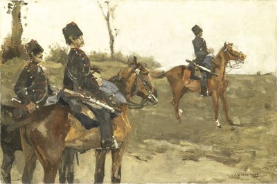 Hussars by Georg-Hendrik Breitner
