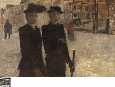 Women on the Rokin by Georg Hendrik Breitner