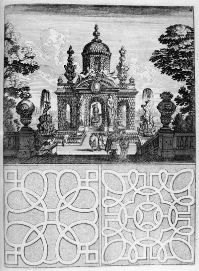 House and garden design, 1664 by Georg Andreas Bockler