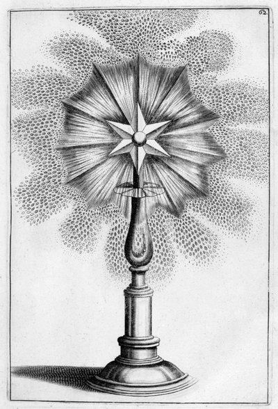 Star Ornamental Fountain Design by Georg Andreas Bockler