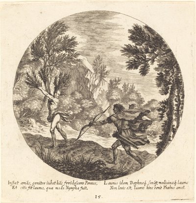 Daphne Turning to a Laurel by Georg Andreas Wolfgang the Elder
