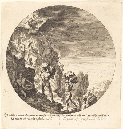 Giants Repelled by Jove by Georg Andreas Wolfgang the Elder