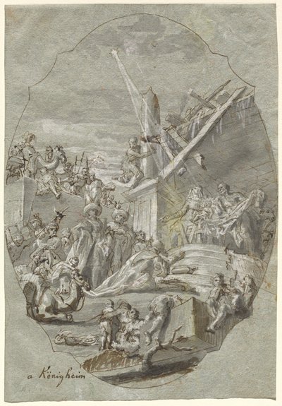 The Adoration of the Magi by Georg Anton Urlaub