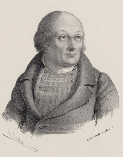 Portrait of Hans Georg Nägeli by Georg Balder
