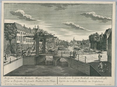 Peep-show, View of the Great Bierkade, The Hague by Georg Balthasar Probst