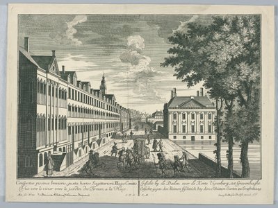 Peep-show, View of the Pond Near the Shooting Garden in the Hague by Georg Balthasar Probst