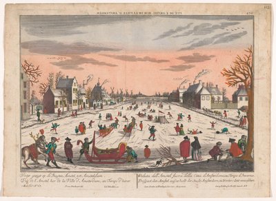 Winter View of the Buiten-Amstel in Amsterdam by Georg Balthasar Probst