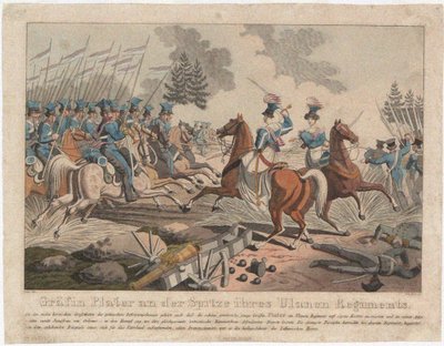 Emilia Plater in November Uprising by Georg Benedikt Wunder
