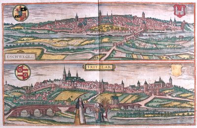 Eschwege and Fritzlar, Germany - in 