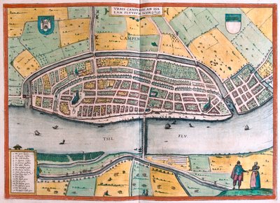 Kampen and the River IJssel, Netherlands - in 