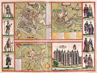 York, Shrewsbury, Lancaster and Richmond, England - in 