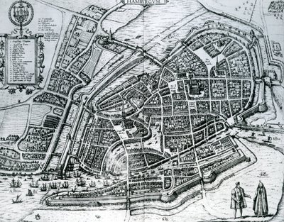 Map of Hamburg, from 