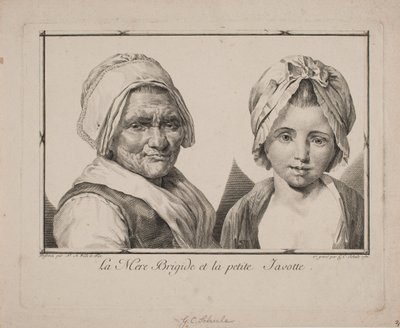 Mother Brigide and Little Javotte by Georg Christian Schule