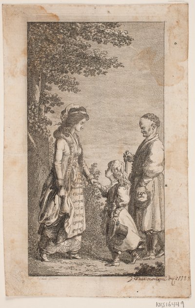Young Woman Holding a Little Boy
