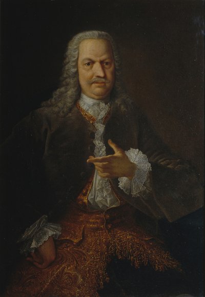 Portrait of Akinfiy Nikitich Demidov by Georg Christoph Grooth
