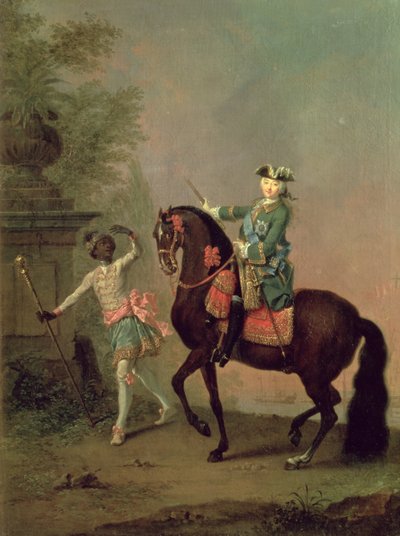 Portrait of Empress Elizabeth Petrovna by Georg Christoph Grooth