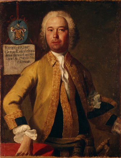 Portrait of General Count George Lesley by Georg Christoph Grooth