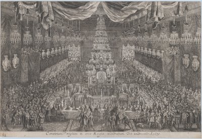 Coronation of Charles XI, Stockholm by Georg Christoph II Eimmart