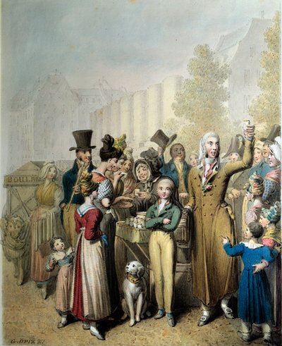 Boulevard de la Madeleine, the Charlatan by Georg Emanuel Opitz