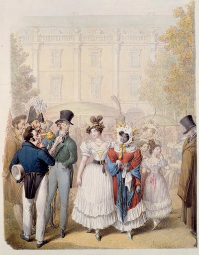 The Palais Royal, c.1815 by Georg Emanuel Opitz