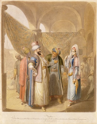 The Slave Market, 1824 by Georg Emanuel Opitz