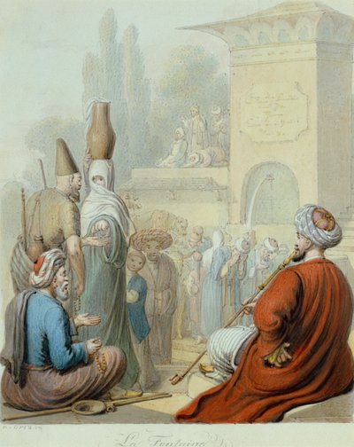 The Constantinople Fountain by Georg Emanuel Opiz