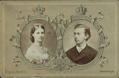 Grand Duke Nicholas Alexandrovich of Russia and Princess Dagmar of Denmark by Georg Emil Hansen