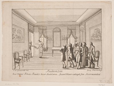 Audience with Our Crown Prince by Georg Fahrenholtz
