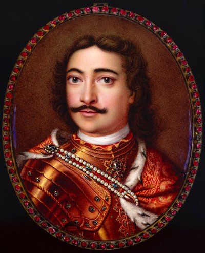 Portrait of Emperor Peter I the Great by Georg Friedrich Dinglinger