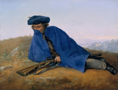 On Outpost. 1829 by Georg Friedrich Kersting