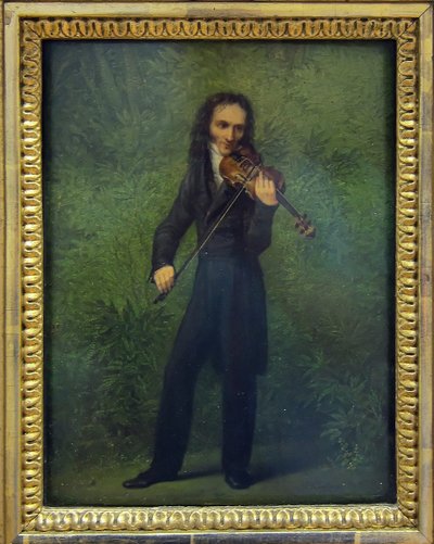 Portrait of Niccolò Paganini, 1830-1831 by Georg Friedrich Kersting