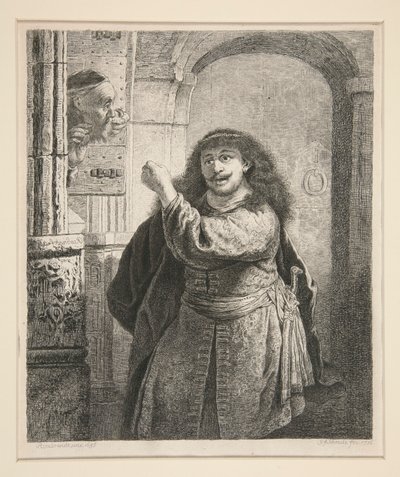 Samson Menacing his Father-in-law by Georg Friedrich Schmidt