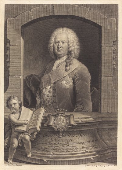Samuel Liber Baro de Cocceji by Georg Friedrich Schmidt after Jean Pesne