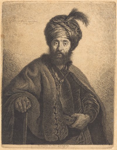 The Persian by Georg Friedrich Schmidt after Rembrandt van Rijn