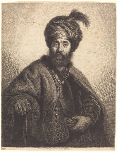 The Persian by Georg Friedrich Schmidt after Rembrandt van Rijn