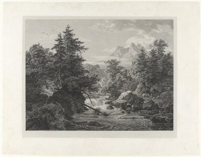River View in Northern Tyrol by Georg Heinrich Busse
