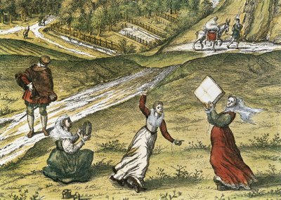 Andalusian dancers. Detail of Granada, in Volume I 