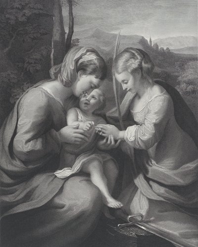 The Mystic Marriage of Saint Catherine, ca. 1831 by Georg Jacob Felsing