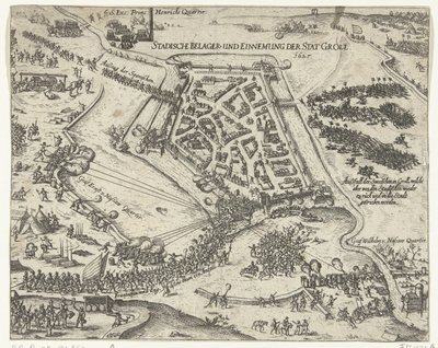 Siege of Grol by Frederick Henry, 1627 by Georg Keller
