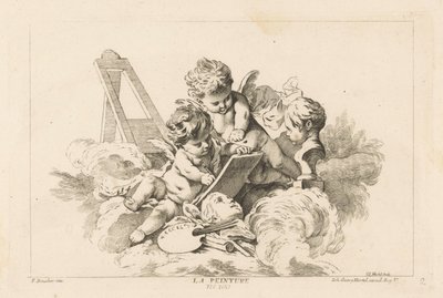 Painting by Georg Leopold Hertel