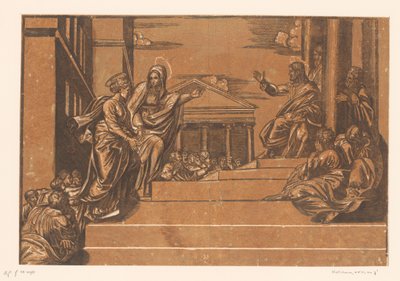 Martha Leads Mary Magdalene to the Temple by Georg Matheus