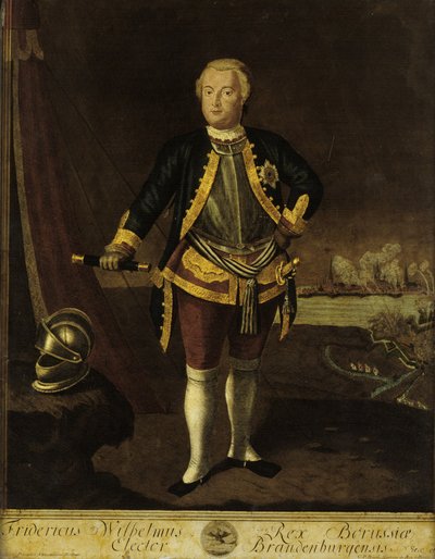Frederick I of Prussia Fridericus Wilhelmus Rex Borussiae Elector Brandenburgensis by Georg Paul Busch