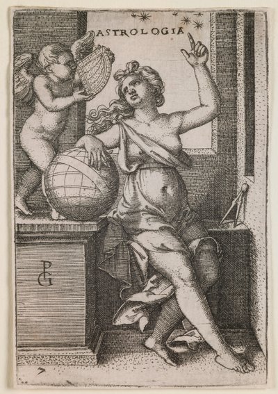 Astrology, from the series “The Liberal Arts” by Georg Pencz