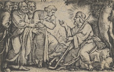 Christ Speaking to the Disciples, from The Story of Christ by Georg Pencz