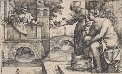 David and Bathsheba by Georg Pencz