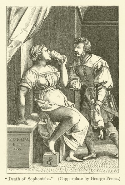 Death of Sophonisba by Georg Pencz