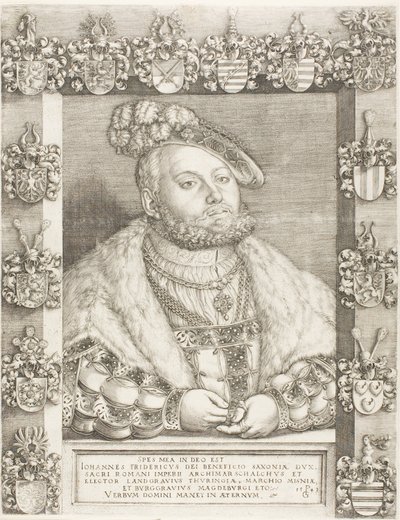 Elector John Frederick the Magnanimous of Saxony by Georg Pencz