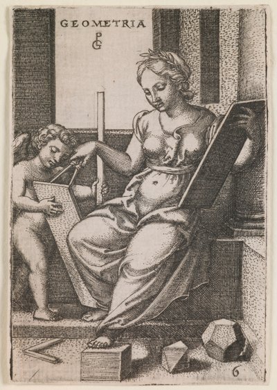 Geometry, from the series “The Liberal Arts” by Georg Pencz