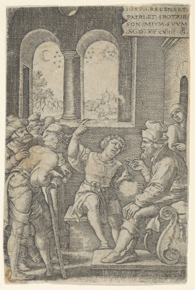 Joseph Describing His Dream, from The Story of Joseph, 1544 by Georg Pencz