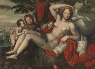 Leda and the Swan, Mid 16th Century by Georg Pencz